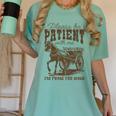 Please Be Patient With Me I'm From The 1900s Graphic Premium Women's Comfort Colors T-Shirt Violet