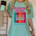 Please Be Patient I'm From The 1900s Retro Cassette Tape Women's Comfort Colors T-Shirt Violet