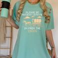 Please Be Patient I'm From The 1900s Retro Pixel Horse Wagon Premium Women's Comfort Colors T-Shirt Violet