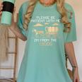 Please Be Patient I'm From The 1900s Retro Pixel Horse Wagon Women's Comfort Colors T-Shirt Violet