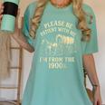Please Be Patient With Me I'm From The 1900s Retro Raglan Baseball Tee Women's Comfort Colors T-Shirt Violet Please Be Patient With Me I'm From The 1900s Retro Raglan Baseball Tee Women's Comfort Colors T-Shirt Violet