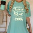 Please Be Patient With Me I'm From The 1900s Retro Women's Comfort Colors T-Shirt Violet