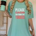 Please Slow Down I'm From The 1900s Retro Nostalgia Women's Comfort Colors T-Shirt Violet