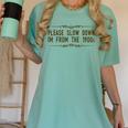 Please Slow Down I'm From The 1900s Women's Comfort Colors T-Shirt Violet