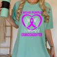 Purple In Memory Of Granddaughter Epilepsy Memorial Graphic Women's Comfort Colors T-Shirt Violet Purple In Memory Of Granddaughter Epilepsy Memorial Graphic Women's Comfort Colors T-Shirt Violet