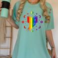 Rainbow Book With Stars And Moon Phases Gay Pride LGBT Women's Comfort Colors T-Shirt Violet Rainbow Book With Stars And Moon Phases Gay Pride LGBT Women's Comfort Colors T-Shirt Violet