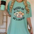 Raised On 90's Country Music Lover Nostalgia Retro Vibe Women's Comfort Colors T-Shirt Violet