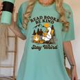 Read Books Be Kind Stay Weird Bookish Silly Goose Reading Women's Comfort Colors T-Shirt Violet Read Books Be Kind Stay Weird Bookish Silly Goose Reading Women's Comfort Colors T-Shirt Violet