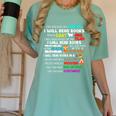 Read My Shirt Day For Kids Boy Girls i Will Read Book Women's Comfort Colors T-Shirt Violet