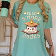 Read S'More Book Marshmallow Book Reading Lover Women's Comfort Colors T-Shirt Violet