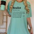 Realist Definition For Introverts Honest Personality Women's Comfort Colors T-Shirt Violet