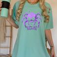 Recluse Pastel Goth Spider Shy Introvert Creepy Cute Kawaii Women's Comfort Colors T-Shirt Violet