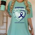 Remembrance Loving Memory Shirts Mom Colon Cancer Awareness Women's Comfort Colors T-Shirt Violet