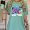 Retro 80s Style 90s Pop Fashion Nostalgia Eighties Music Women's Comfort Colors T-Shirt Violet