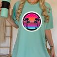 Retro 80s Synthwave Sunset & Palm Trees Retro Nostalgia 80s Women's Comfort Colors T-Shirt Violet Retro 80s Synthwave Sunset & Palm Trees Retro Nostalgia 80s Women's Comfort Colors T-Shirt Violet