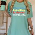 Retro Introverted But Willing Stargazing Lover Women's Comfort Colors T-Shirt Violet