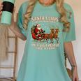 Santa Has The Right Idea Introvert Christmas Women's Comfort Colors T-Shirt Violet
