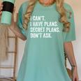 Sarcastic Mind Your Business Quote For Shy Introverts Women's Comfort Colors T-Shirt Violet