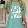 Sarcastic Saying Humor Introvert Workplace Attitude Women's Comfort Colors T-Shirt Violet Sarcastic Saying Humor Introvert Workplace Attitude Women's Comfort Colors T-Shirt Violet
