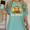 Sarcastic Sloth Introvert Anti Social Women's Comfort Colors T-Shirt Violet Sarcastic Sloth Introvert Anti Social Women's Comfort Colors T-Shirt Violet