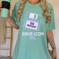 Save Icon IRL Retro Tech Humor Floppy Disk 90s Nostalgia Women's Comfort Colors T-Shirt Violet