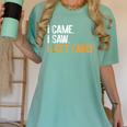 I Came i Saw i Left Early Introvert Women's Comfort Colors T-Shirt Violet