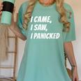 I Came I Saw Meme For Shy And Introvert People Women's Comfort Colors T-Shirt Violet I Came I Saw Meme For Shy And Introvert People Women's Comfort Colors T-Shirt Violet
