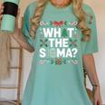 What The Sigma Christmas Party Outfit For Introverts Women's Comfort Colors T-Shirt Violet