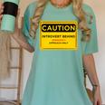 A Simple Yellow Warning Sign For Introvert Women's Comfort Colors T-Shirt Violet A Simple Yellow Warning Sign For Introvert Women's Comfort Colors T-Shirt Violet