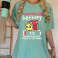 Snail Low Social Battery Need To Go Home Tee For Introvert Women's Comfort Colors T-Shirt Violet