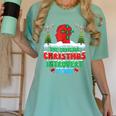 Snow Christmas Introvert Team Introverted Introvert Xmas Women's Comfort Colors T-Shirt Violet