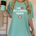 I Am So Not a People Person Antisocial Introvert Mood Women's Comfort Colors T-Shirt Violet I Am So Not a People Person Antisocial Introvert Mood Women's Comfort Colors T-Shirt Violet