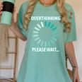 Social Introvert's Overthinking Please Wait Awkward Humor Women's Comfort Colors T-Shirt Violet Social Introvert's Overthinking Please Wait Awkward Humor Women's Comfort Colors T-Shirt Violet