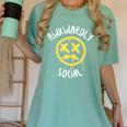 Socially Awkward Introvert Social Anxious Awkwardly Social Women's Comfort Colors T-Shirt Violet