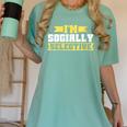 Im Socially Selective Introvert Women's Comfort Colors T-Shirt Violet