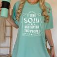 I Like Soju And Two People Social Introvert Alcohol Lovers Women's Comfort Colors T-Shirt Violet I Like Soju And Two People Social Introvert Alcohol Lovers Women's Comfort Colors T-Shirt Violet