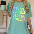 That Sounds Like A You Problem Groovy Introvert Women's Comfort Colors T-Shirt Violet That Sounds Like A You Problem Groovy Introvert Women's Comfort Colors T-Shirt Violet