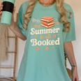 My Summer Is All Booked Book Lover Reading Vacation 2025 Women's Comfort Colors T-Shirt Violet