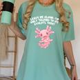 Im Only Talking To My Axolotl Today Salamander Introvert Women's Comfort Colors T-Shirt Violet Im Only Talking To My Axolotl Today Salamander Introvert Women's Comfort Colors T-Shirt Violet