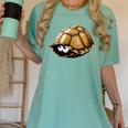 Timid Turtle Cute Introvert Misanthropic Antisocial Women's Comfort Colors T-Shirt Violet