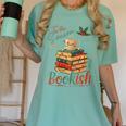 Tis The Season To Be Bookish Christmas Seasons Book Readings Women's Comfort Colors T-Shirt Violet