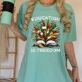 History Book Education Freedom Teacher Women Men Kids Women's Comfort Colors T-Shirt Violet History Book Education Freedom Teacher Women Men Kids Women's Comfort Colors T-Shirt Violet