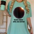 Total Solar Eclipse April 2024 Sky Watcher Memory Women's Comfort Colors T-Shirt Violet