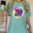 Totally 80's Tie Dye Retro Vibes 1980s Style Nostalgia Women's Comfort Colors T-Shirt Violet