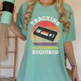 Tracking Adjustments Required Nostalgia VHS Retro Tape Women's Comfort Colors T-Shirt Violet