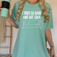 I Tried So Hard And Got Sofa Lazy Introvert Raglan Baseball Tee Women's Comfort Colors T-Shirt Violet