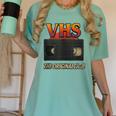 VHS Tape Nostalgia Old School Technology Humor Women's Comfort Colors T-Shirt Violet
