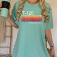 Video Cassette Tape VHS 80s 90s Nostalgia Costume Women's Comfort Colors T-Shirt Violet