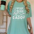 I Wear In Memory Of My Daddy Lung Cancer Women's Comfort Colors T-Shirt Violet