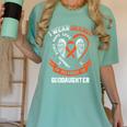 I Wear Orange In Memory Of My Goddaughter Leukemia Cancer Women's Comfort Colors T-Shirt Violet I Wear Orange In Memory Of My Goddaughter Leukemia Cancer Women's Comfort Colors T-Shirt Violet